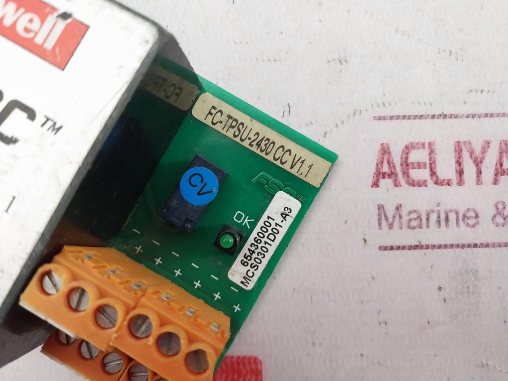 Honeywell Fc-tpsu-2430 Cc V1.1 Power Supply Converter 18Vdc-36Vdc 30Vdc/1A Honeywell Fc-tpsu-2430 Cc V1.1 Power Supply Converter 18Vdc-36Vdc 30Vdc/1A